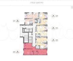 2-к. квартира, 60,2 м², 16/18 эт. - 2