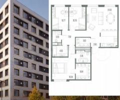 3-к. квартира, 103,3 м², 2/10 эт.