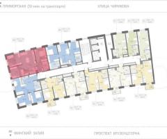 3-к. квартира, 75,2 м², 7/17 эт. - 2