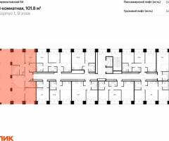 3-к. квартира, 101,3 м², 9/9 эт. - 2