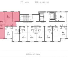 3-к. квартира, 63,7 м², 8/19 эт. - 2