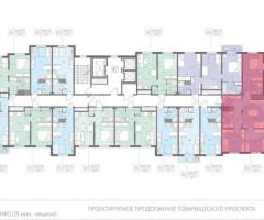 3-к. квартира, 72,2 м², 17/22 эт. - 2