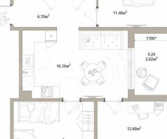 3-к. квартира, 70,5 м², 3/12 эт.