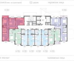 3-к. квартира, 63,4 м², 2/20 эт. - 2