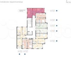 3-к. квартира, 77,2 м², 3/4 эт. - 2