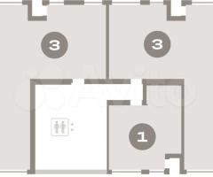 3-к. квартира, 94 м², 4/8 эт. - 3