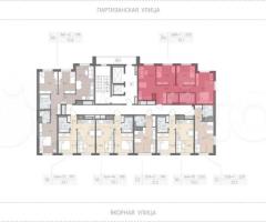 3-к. квартира, 70,1 м², 8/10 эт. - 2