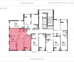 3-к. квартира, 82,6 м², 12/19 эт. - 2