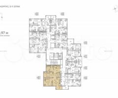 3-к. квартира, 68,1 м², 10/12 эт. - 2