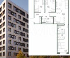 3-к. квартира, 85 м², 7/10 эт.