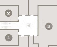 3-к. квартира, 74,4 м², 6/9 эт. - 3