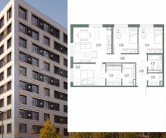 3-к. квартира, 85,9 м², 7/10 эт.