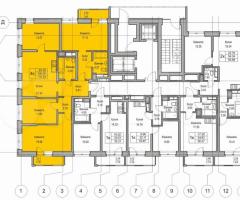 4-к. квартира, 111,6 м², 3/23 эт. - 4